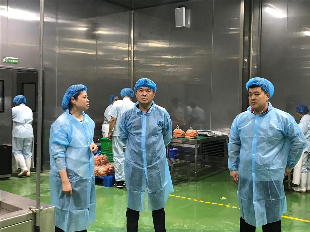 Beat365唯一官方网站纪委书记卢刚赴金德利集团食品产业园调研