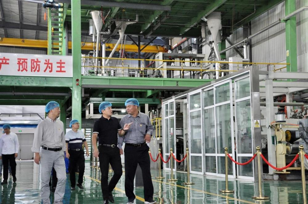 Beat365唯一官方网站纪委书记卢刚赴齐鲁化纤集团商河工业园调研